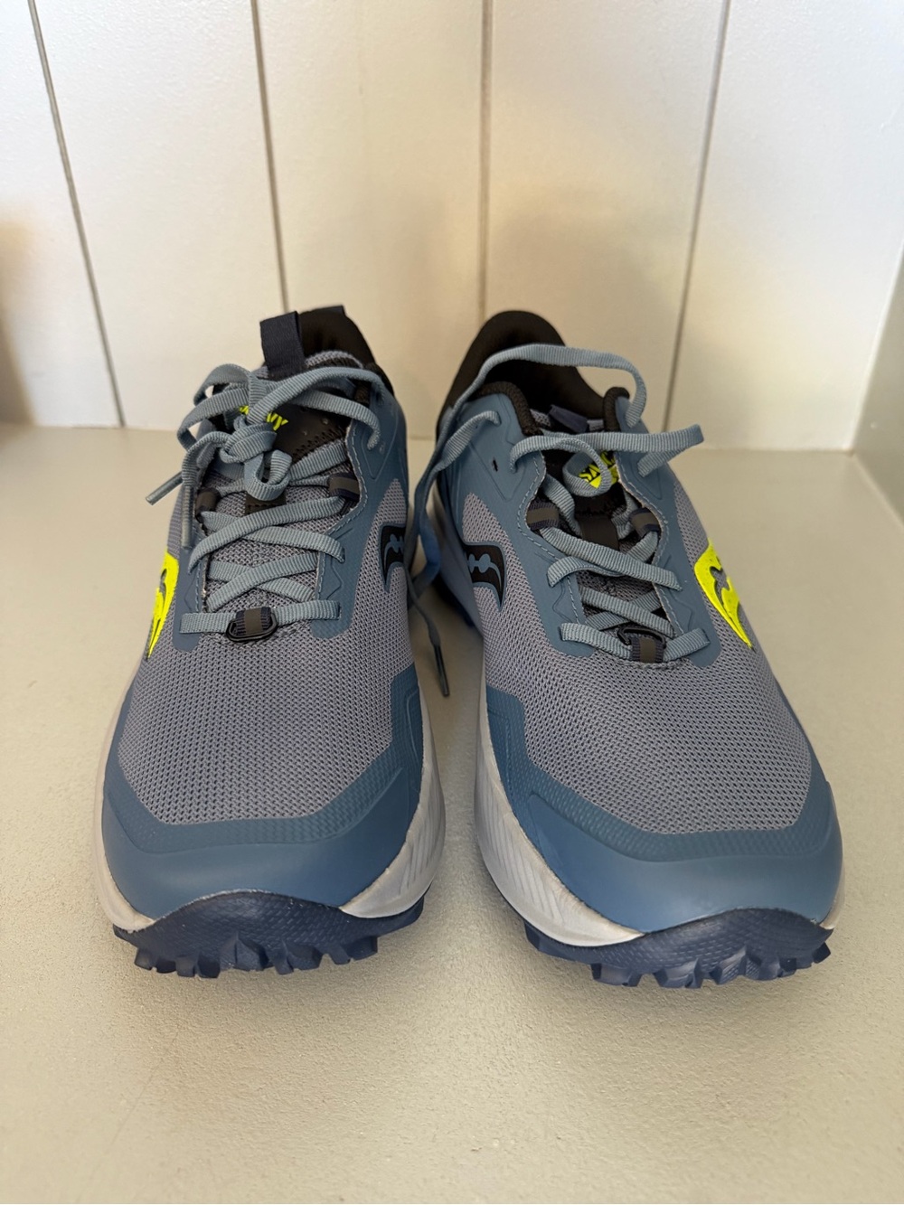 Saucony Blaze TR Athletic Shoes Blue & Yellow US 10
